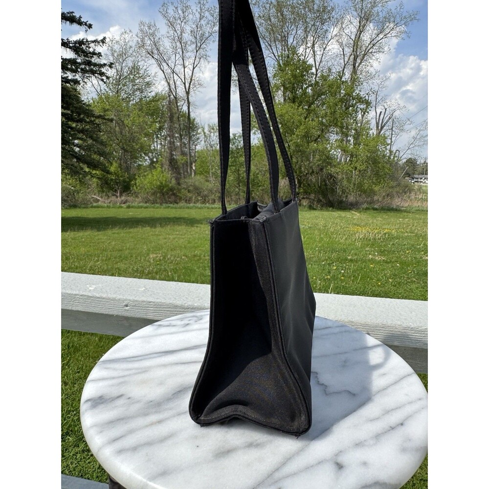 Kate Spade Tote Black Nylon Vintage Y2K Vintage Shoulder Bag - Picture 3 of 10